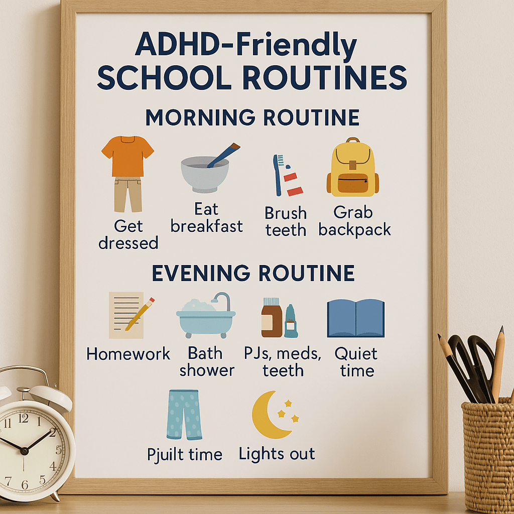 🧠 ADHD-Friendly School&nbsp;Routines