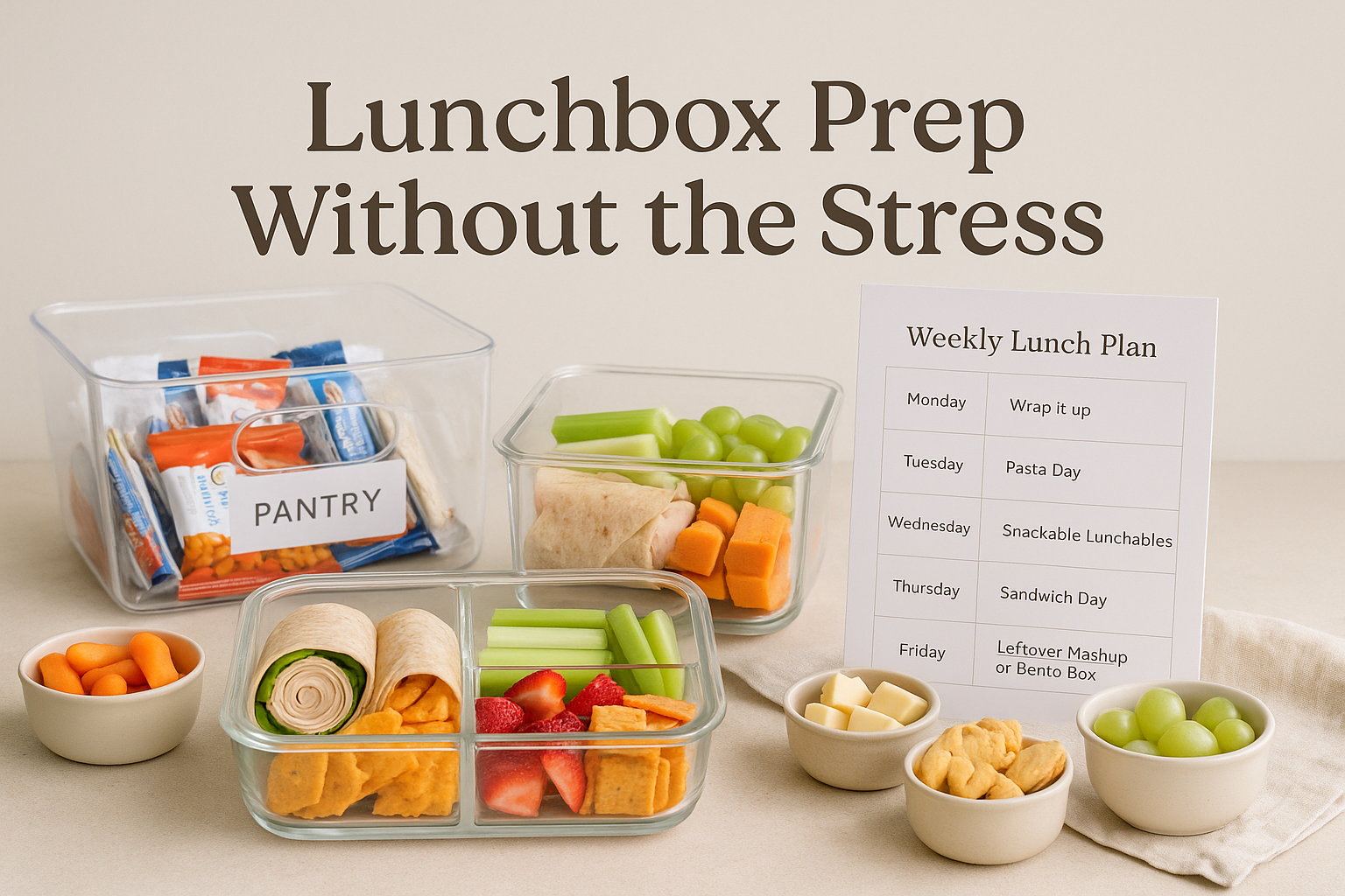 🍱 Lunchbox Prep Without the Stress