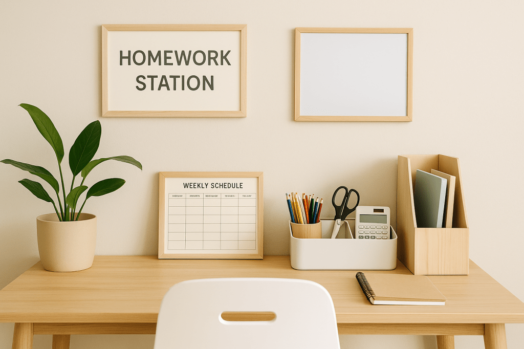 🗂️ Homework Stations That Inspire&nbsp;Focus