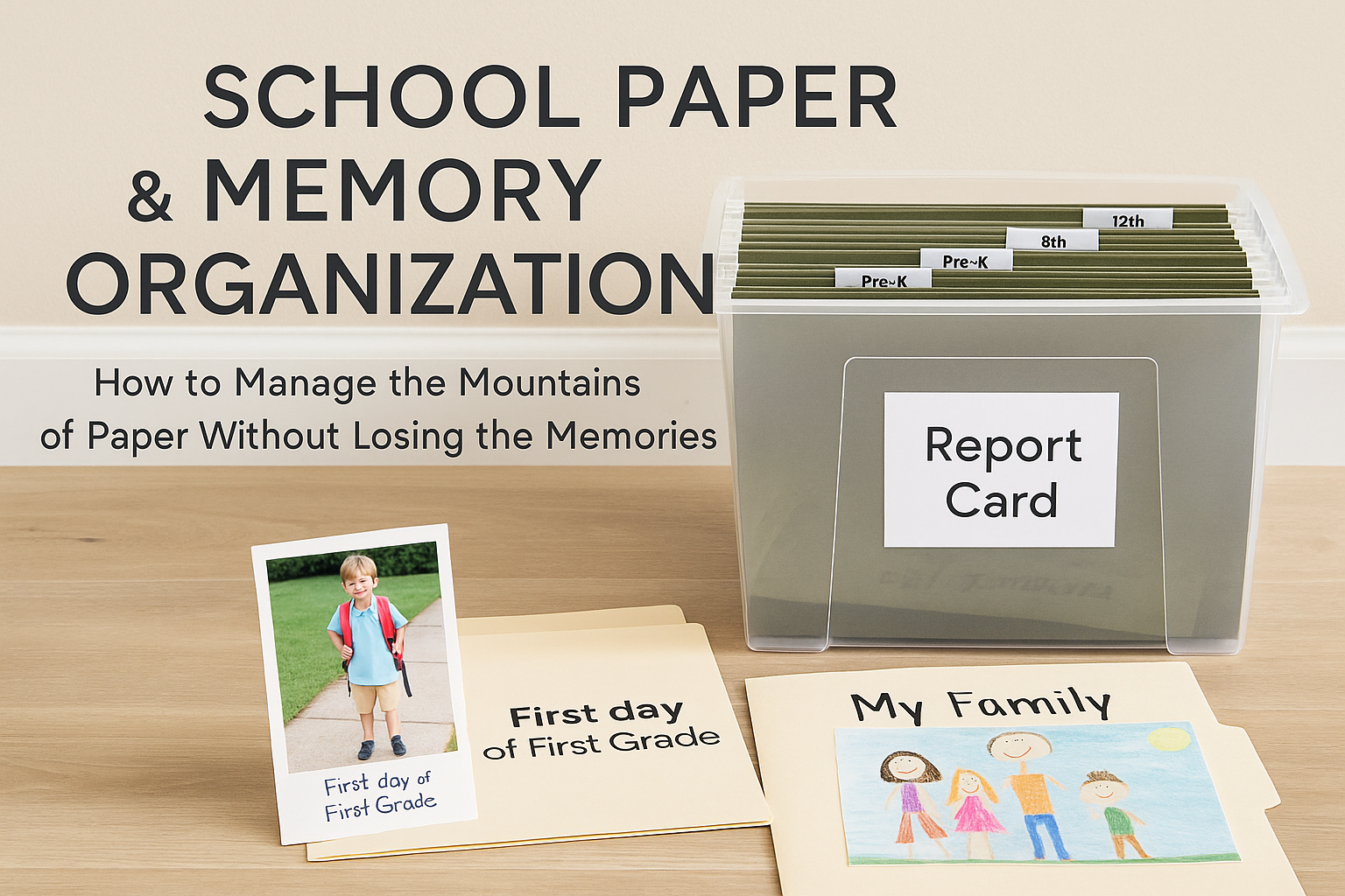 📚 School Paper & Memory&nbsp;Organization