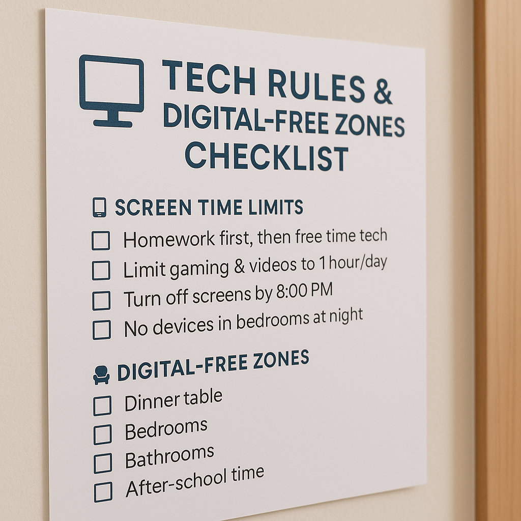 💻 Tech Rules & Routines for the School&nbsp;Year