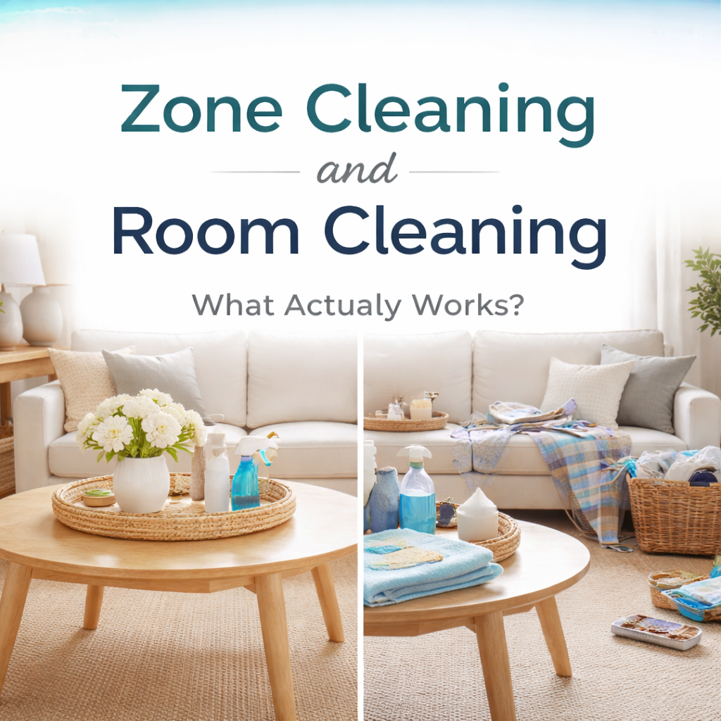 zone cleaning and room cleaning