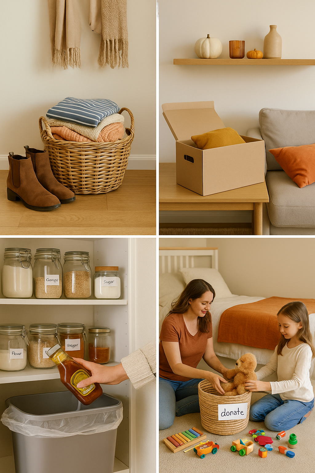 🍂 Fall Decluttering Guide: What to Donate, Store, or Toss Before Winter