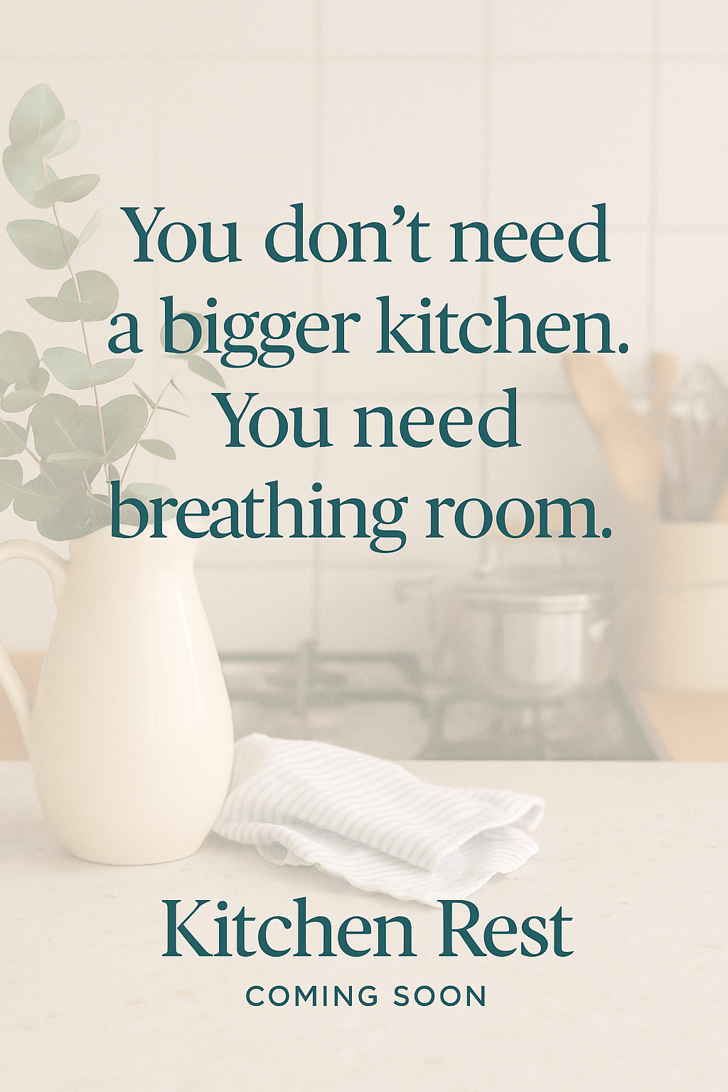 🌿 When Your Kitchen Feels Like&nbsp;Chaos