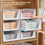 Stackable storage basket