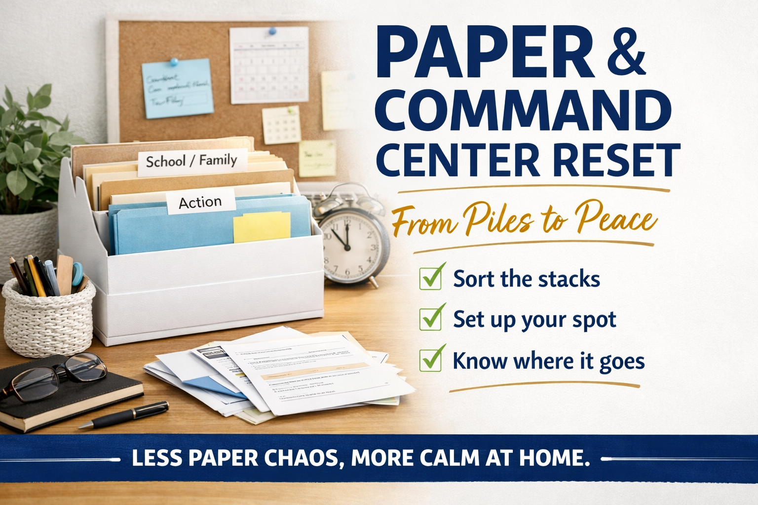Paper & command center reset