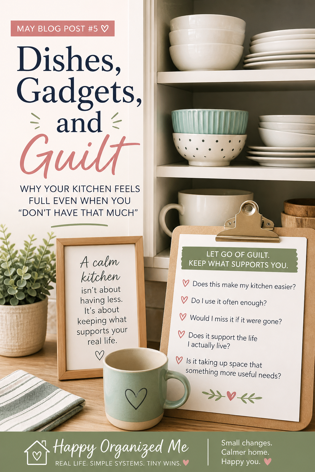 Dishes gadgets guilt