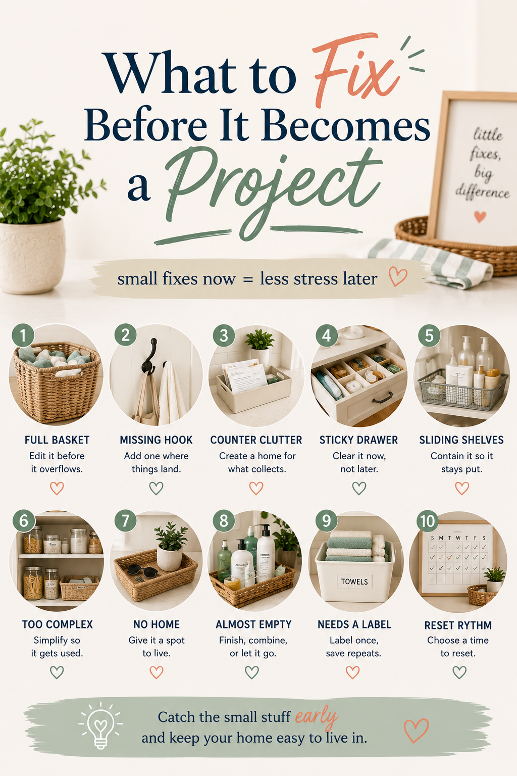 What to fix before it becomes a project