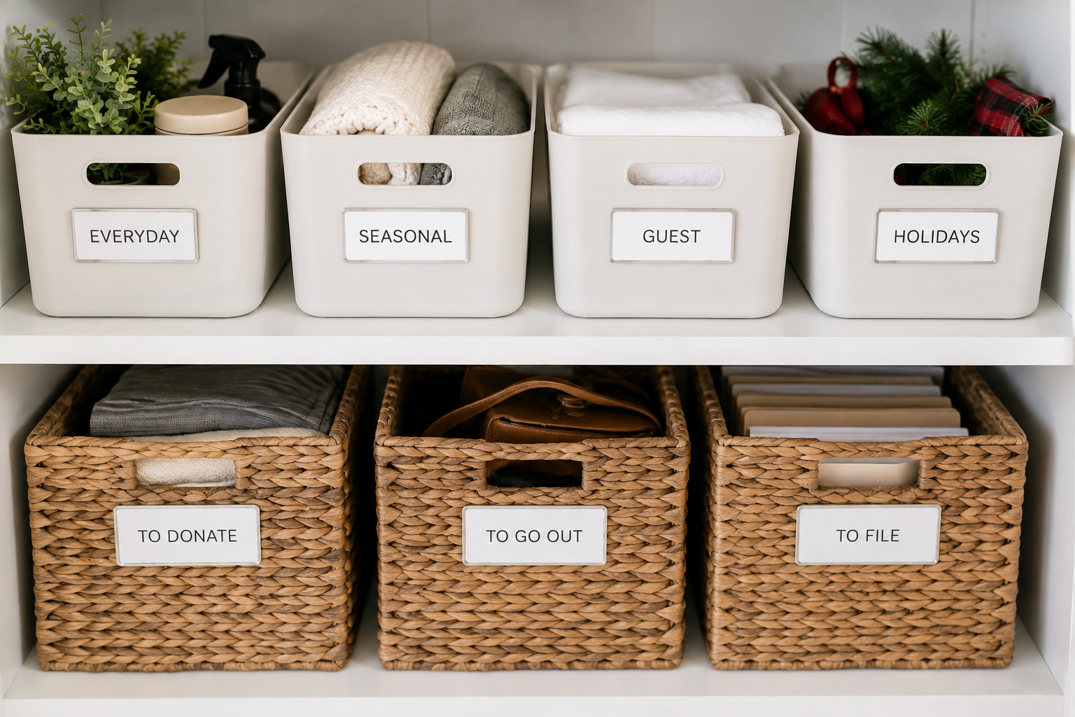 Declutter before the holidays